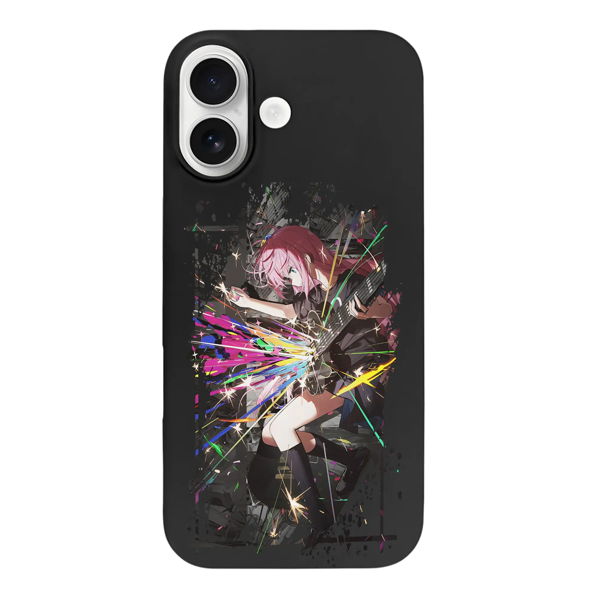 ぼっちざろっく！ グッズ,後藤ひとり - iPhone 17 シリーズ シリコンケース 薄型 耐衝撃 指紋防止 ソフトタッチカバー 精密フィット 傷防止 保護ケース iPhone 17/17 Air/17 Pro/17 Pro Max 対応